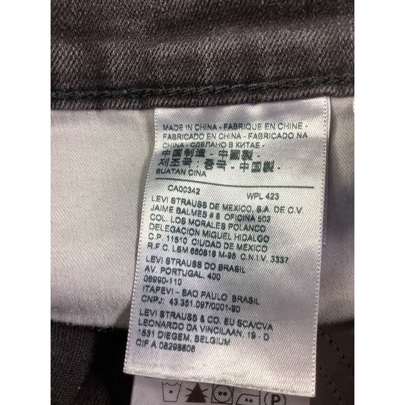 Levis 311 Shaping Skinny Faded Black Jeans*Womens Size 30*Stretch Denim*Mid-Rise - Picture 6 of 9